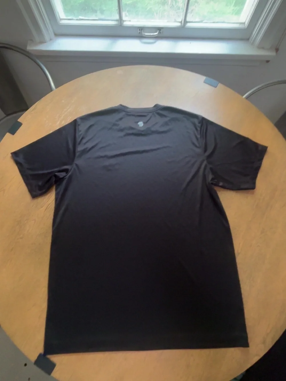 The North Face Black Tee with Small White Tech Icon